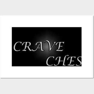 Chess Slogan - I Crave Chess Posters and Art